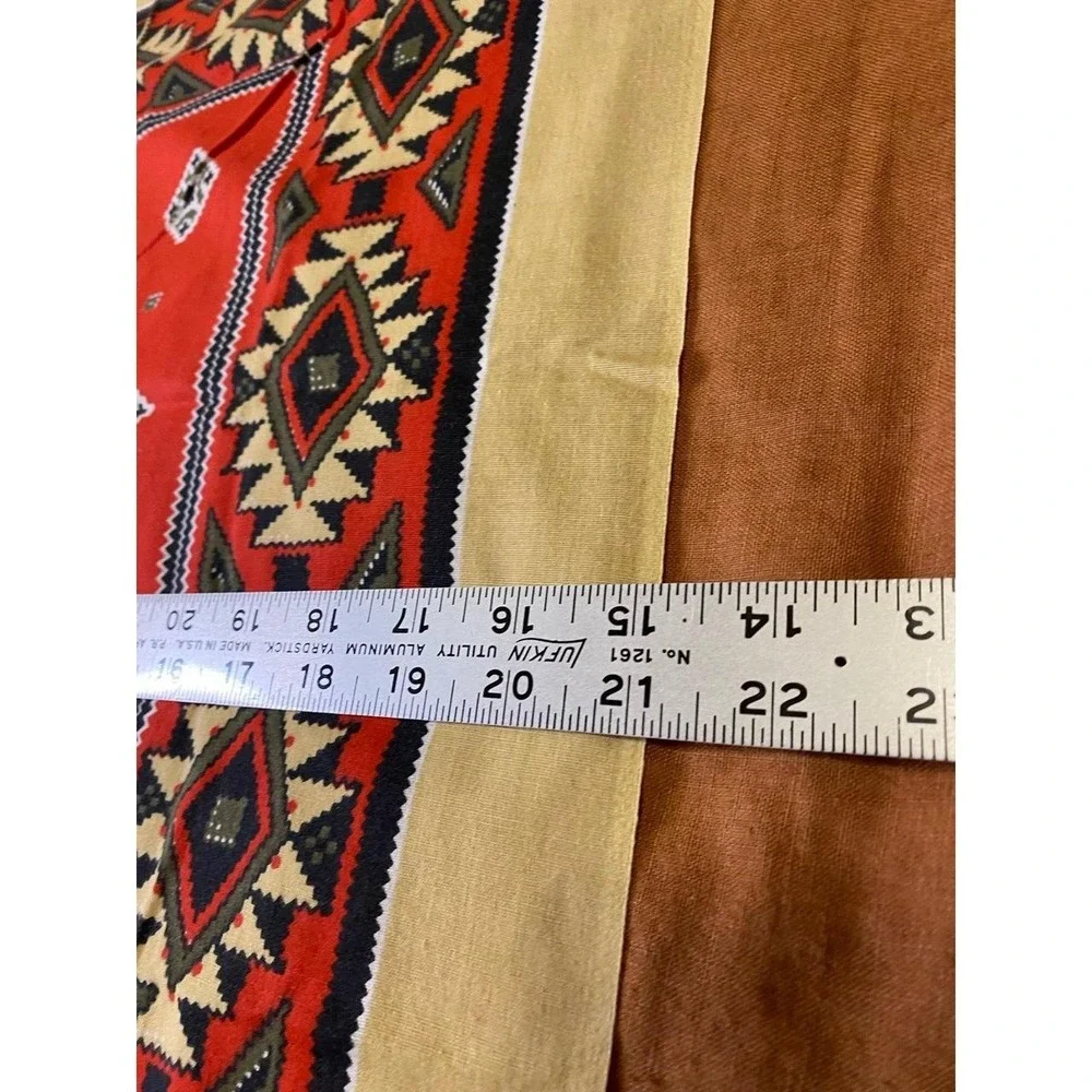 USA Bandana Scarf Aztec Native American an Diamond USA Red Yellow White